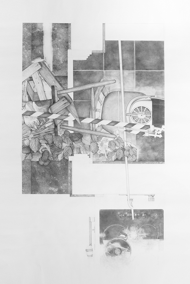 dessin contemporain crayon sur papier elina ioannou salon de dessin christian laune